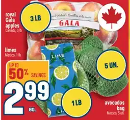 Marché Adonis royal Gala apples, limes, avocados bag offer