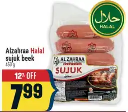 Marché Adonis Alzahraa Halal sujuk beek offer
