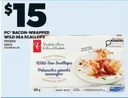 Independent Grocer PC bacon-wrapped wild sea scallops offer