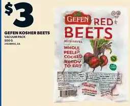 Independent Grocer Gefen kosher beets offer