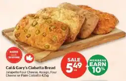Calgary Co-op Cal & Gary's Ciabatta Bread offer