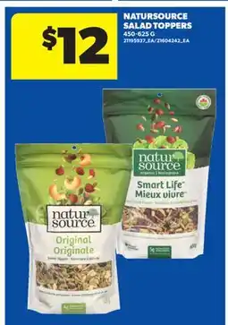 Real Canadian Superstore NATURSOURCE SALAD TOPPERS offer