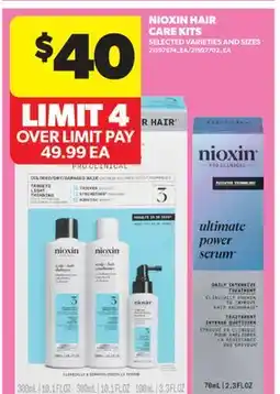 Real Canadian Superstore NIOXIN HAIR CARE KITS offer