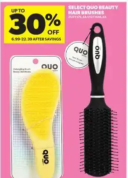 Real Canadian Superstore SELECT QUO BEAUTY HAIR BRUSHES offer