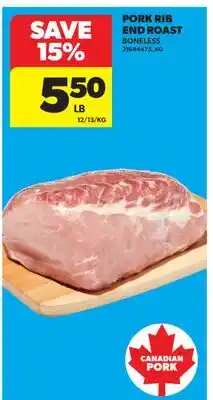 Real Canadian Superstore PORK RIB END ROAST offer