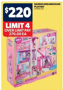 Real Canadian Superstore BARBIE DREAMHOUSE PLAYSET offer
