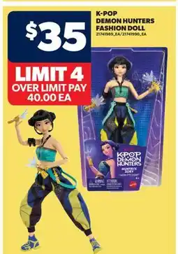 Real Canadian Superstore K-POP DEMON HUNTERS FASHION DOLL offer