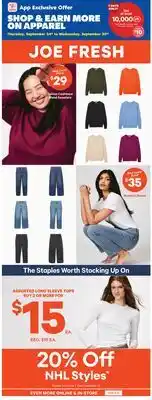 Real Canadian Superstore JOE FRESH offer