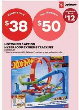 Real Canadian Superstore HOT WHEELS ACTION HYPER LOOP EXTREME TRACK SET offer
