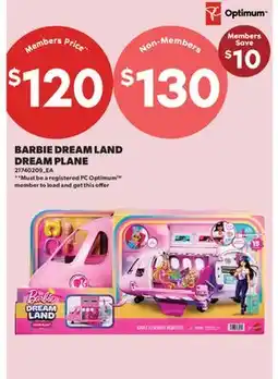 Real Canadian Superstore BARBIE DREAM LAND DREAM PLANE offer
