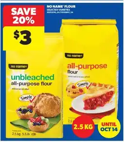 Real Canadian Superstore NO NAME FLOUR offer