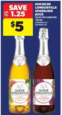 Real Canadian Superstore DUCHE DE LONGUEVILLE SPARKLING JUICE offer