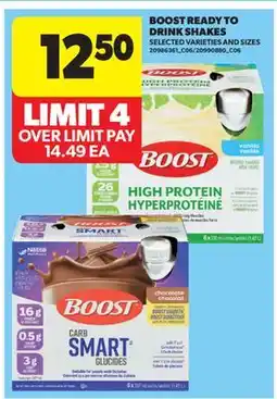Real Canadian Superstore BOOST READY TO DRINK SHAKES offer