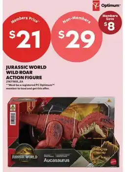 Real Canadian Superstore JURASSIC WORLD WILD ROAR ACTION FIGURE offer