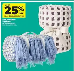 Real Canadian Superstore LIFE AT HOME THROWS offer