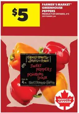 Real Canadian Superstore FARMER'S MARKET GREENHOUSE PEPPERS, 4'S offer