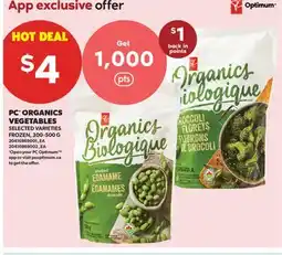 Real Canadian Superstore PC ORGANICS VEGETABLES offer