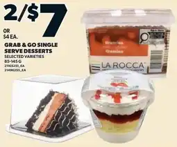 Loblaws La rocca grab and go single serve desserts offer