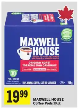 Foodland MAXWELL HOUSE Coffee Pods offer