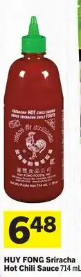 Foodland HUY FONG Sriracha Hot Chili Sauce offer