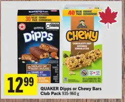 Foodland QUAKER Dipps or Chewy Bars offer