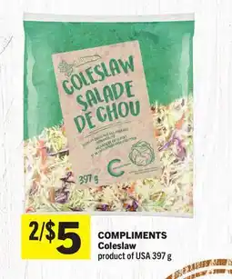 Foodland COMPLIMENTS Coleslaw offer