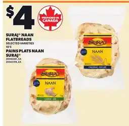 Independent City Market SURAJ NAAN FLATBREADS, 10's offer