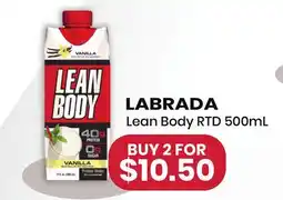 Healthy Planet LABRADA Lean Body RTD offer