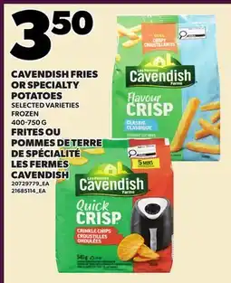 Independent City Market CAVENDISH FRIES OR SPECIALTY POTATOES offer