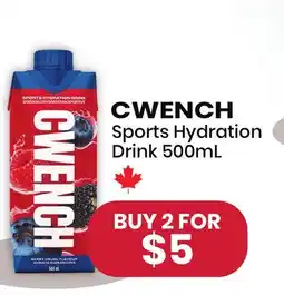 Healthy Planet CWENCH Sports Hydration Drink offer