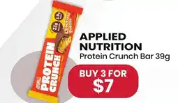 Healthy Planet APPLIED NUTRITION Protein Crunch Bar offer