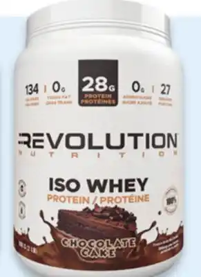 Walmart Revolution Nutrition Iso Whey protein powder offer