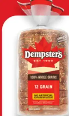 Walmart Dempster's grain bread offer