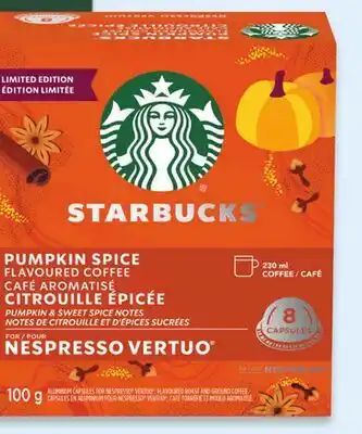 Walmart Starbucks Nespresso Vertuo pumpkin spice offer