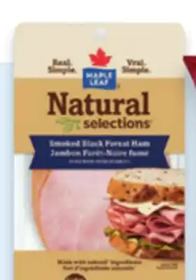 Walmart Maple Leaf Natural Selections sliced deli meat offer
