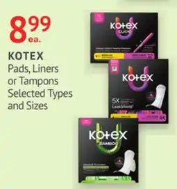 IDA Pharmacy KOTEX offer