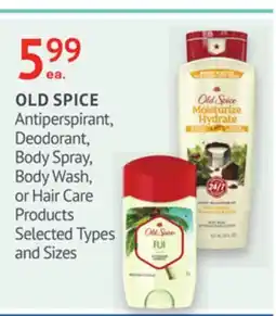 IDA Pharmacy OLD SPICE Antiperspirant, Deodorant, Body Spray, Body Wash, or Hair Care Products offer
