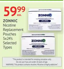 IDA Pharmacy ZONNIC Nicotine Replacement Pouches offer