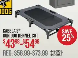 Cabela's CABELA'S GUN DOG KENNEL COT offer