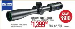 Cabela's ZEISS CONQUEST V4 RIFLE SCOPE offer