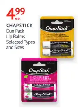 IDA Pharmacy CHAPSTICK Duo Pack Lip Balms offer