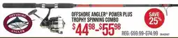 Cabela's OFFSHORE ANGLER POWER PLUS TROPHY SPINNING COMBO offer