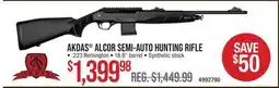 Cabela's AKDAS ALCOR SEMI-AUTO HUNTING RIFLE offer