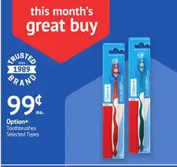 IDA Pharmacy Option+ Toothbrushes offer
