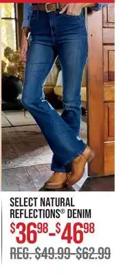Cabela's SELECT NATURAL REFLECTIONS DENIM offer