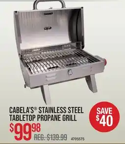 Cabela's CABELA'S STAINLESS STEEL TABLETOP PROpane GRILL offer