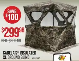 Cabela's CABELA'S INSULATED XL GROUND BLIND offer