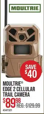 Cabela's MOULTRIE EDGE 2 CELLULAR TRAIL CAMERA offer