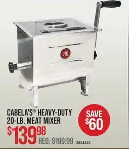 Cabela's CABELA'S HEAVY-DUTY 20-LB. MEAT MIXER offer