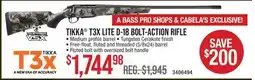 Cabela's TIKKA T3X LITE D-18 BOLT-ACTION RIFLE offer